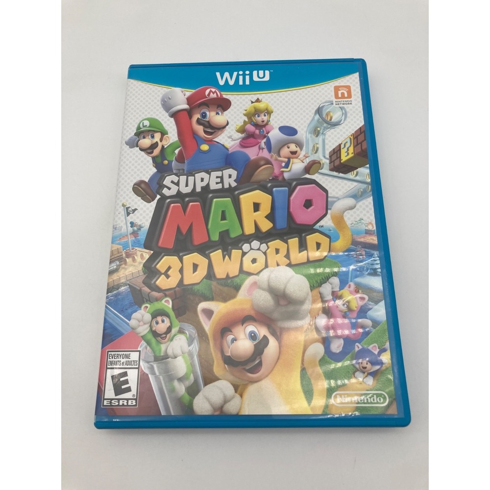 Super Mario 3D World- Nintendo Wii U - With Case - 2013